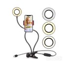 Ver imagem 1 de Iluminador Ring Light Suporte Articulado de Mesa Live Stream