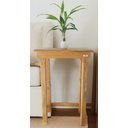 Ver imagem 1 de Mesa Pequena para Apoio de Madeira 50x30x76:claro