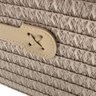 Kit Com 3 Pçs Cesto Organizador Porta Objetos Cesta Caixa Decorativa Bege - 4