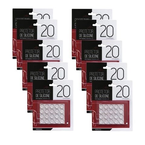 Protetor de Silicone Gota Adesivo Multiuso Anti Impacto Proteção Móveis Vidro 200 Unids