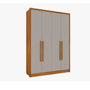 Ver imagem 1 de Guarda Roupa Dinamarca 4 Portas 2 Gavetas - Tcil Móveis