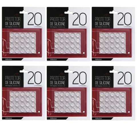 Protetor de Silicone Gota Adesivo Multiuso Anti Impacto Proteção Móveis Vidro 120 Unids