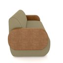 Ver imagem 5 de Sofá Decorativo Living Sala de Estar Bornéu 148cm Pés de Madeira Pu/veludo Caramelo/castor G33 - Gra