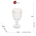 Ver imagem 5 de Conjunto De Taças Bon Gourmet Roman Incolor 6 peças 345Ml