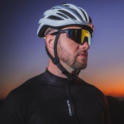 Óculos de Sol Ciclismo Hupi Stelvio Preto e Amarelo Fosco - 4