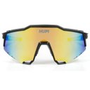 Ver imagem 2 de Óculos de Sol Ciclismo Hupi Stelvio Preto e Amarelo Fosco