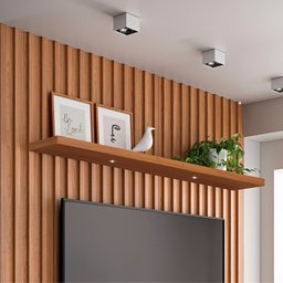 Prateleira com Led 150cm PDL Freijó - 1