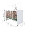 Berço Com Mosqueteiro França Branco - 2