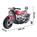 Ver imagem 3 de Mini Moto Eletrica Infantil 6v Triumph Rocket 3gt Vermelho - Importway