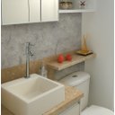 Ver imagem 2 de Papel de Parede Adesivo Lavavel Marmore Botticino Cinza