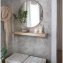 Ver imagem 4 de Papel de Parede Adesivo Lavavel Marmore Botticino Cinza