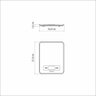 Balança Digital Tramontina Inox para Cozinha Adatto Cinza - 5