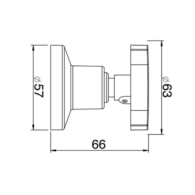 Acabamento para Registro 1", 1/2"e 3/4" 4901 C33 Lorenzetti - 2
