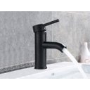 Ver imagem 3 de Torneira Banheiro Misturador Monocomando Baixa Preta