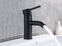 Ver imagem 3 de Torneira Banheiro Misturador Monocomando Baixa Preta