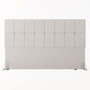 Ver imagem 3 de Cabeceira King 192cm Bouclé Estofada Design Moderno para Quarto Linea