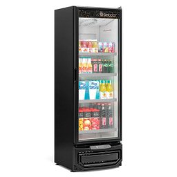 Refrigerador/ Expositor Vertical Conveniência Gcvr-45 Pr Preto 445L Gelopar 220V - 2