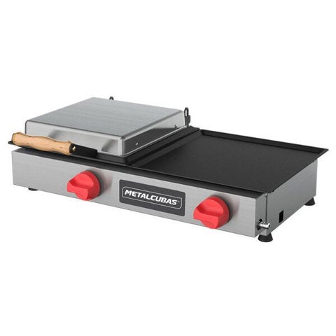 Grill a Gás 70cms MGG 70 Metalcubas Aço Inox Escovado Gás