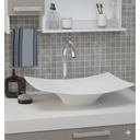 Ver imagem 3 de Kit Gabinete Cuba e Espelheira 60cm para Banheiro Moderno:branco/madeirado