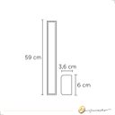 Ver imagem 5 de Luminária de Sobrepor Flat Led 6000k Luz Fria 18w 59cm Branco Bivolt