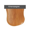 Ver imagem 7 de Cadeira Catarina Madeira Eucalipto Nobre com Assento Estofado para Sala e Cozinha - Champagne