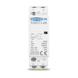 Contator Modular 25a 2 Polos na Tomzn Toct1-25 110v - 1