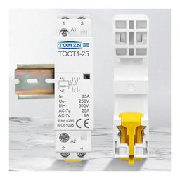 Contator Modular 25a 2 Polos na Tomzn Toct1-25 110v - 6