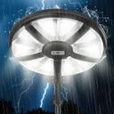 Ver imagem 6 de Luminária Solar Ovini 360 Graus 400w Gigante Placa Led Sensor Ilumina Ovini Holofote Jardim Casa