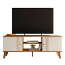 Ver imagem 4 de Rack 136 cm 2 Portas para TV Ate 55 Polegadas Molly Ptl:Nature Off White