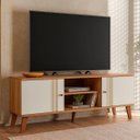 Ver imagem 2 de Rack 136 cm 2 Portas para TV Ate 55 Polegadas Molly Ptl:Nature Off White