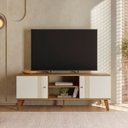 Ver imagem 6 de Rack 136 cm 2 Portas para TV Ate 55 Polegadas Molly Ptl:Nature Off White