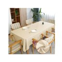 Ver imagem 1 de Toalha Mesa Retangular Festa Restaurante Tecido Rústico 3m