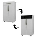 Ver imagem 3 de Balcão De Cozinha Porta Microondas Juliana Branco Flex