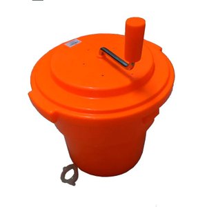 Secador de Saladas e Verduras Centrífuga Manual Profissional Grande Laranja 20 Litros Zahav Zap5014