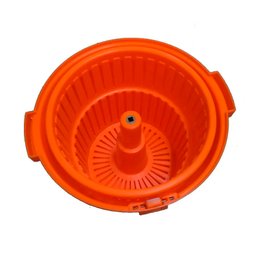 Secador de Saladas e Verduras Centrífuga Manual Profissional Grande Laranja 20 Litros Zahav Zap5014 - 2