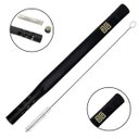 Ver imagem 1 de Bomba Tereré Chimarrão Black Erva Mola Interna Preta