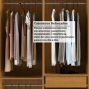 Ver imagem 7 de Guarda-Roupa Casal Paolla 6 Portas 2 Gavetas Cinamomo/Off White - ACP Móveis