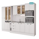 Ver imagem 3 de Armário de Cozinha Completa com Balcão Milla Living Live Carraro Branco