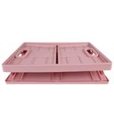 Ver imagem 3 de Caixa Dobrável Grande Rosa Antigo