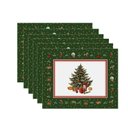 Ver imagem 2 de Kit Jogo Americano Natal Árvore Verde Nsw 6 Peças