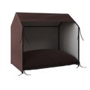 Ver imagem 3 de Casinha De Cachorro Pet Tati Raças Pequenas - Marrom - Preto