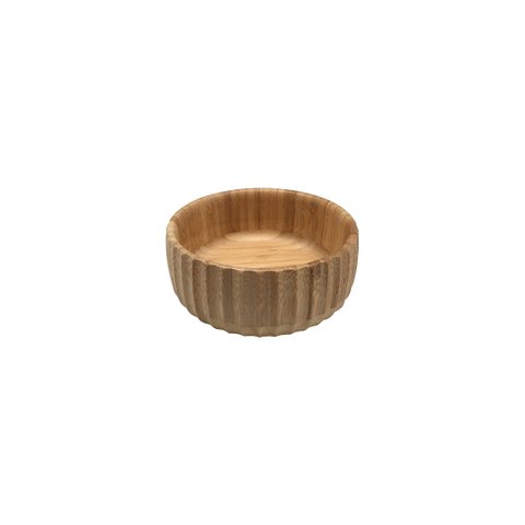 Bowl Pote Canelado de Bambu 15 Cm - Oikos