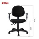 Ver imagem 3 de Cadeira Executiva com Backsystem e Braço – Ergonômica, com Ajuste de Altura, Inclinação e Apoio de B