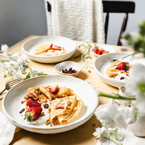 Prato Fundo de Cerâmica Madalena - Casa Toco