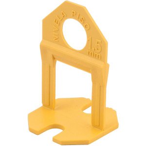 Nivelador Piso Amarelo 1,50mm com 100 peças - Vonder