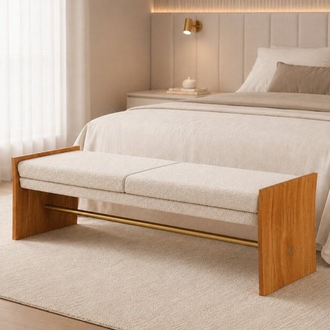 Recamier Banco Decorativo 141cm Verso