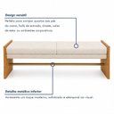 Ver imagem 7 de Recamier Banco Decorativo 141cm Verso