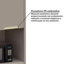 Ver imagem 7 de Paneleiro 3 Portas e 1 Gavetão para Forno ou Micro-ondas 70c Cinammon/freijó