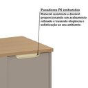 Ver imagem 5 de Balcão de Canto Reto 90cm 1 Porta com Tampo Lumina Luciane M Cinammon/cinammon