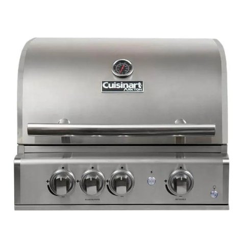 Churrasqueira a Gás Cuisinart Arkton Premium 65cm 3 Queimadores em Aço Inox 220V 4093250002